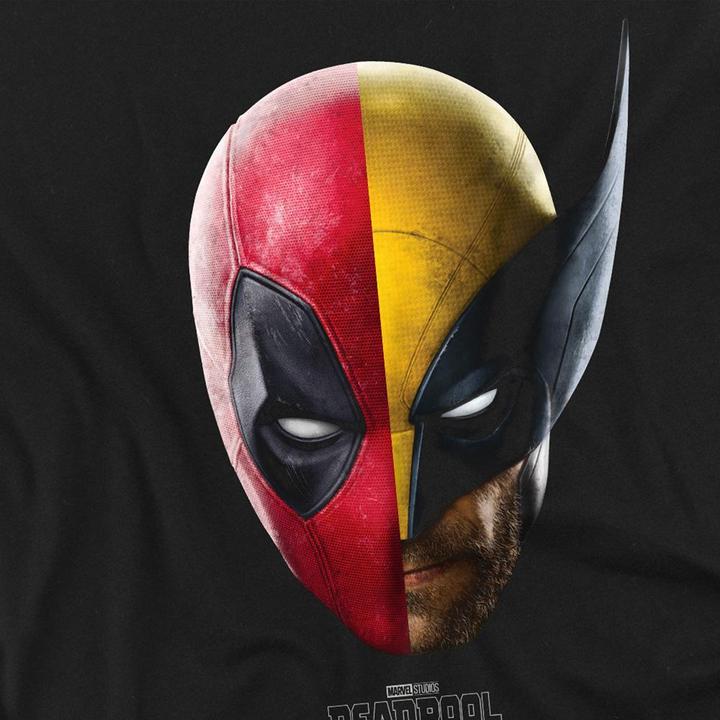 Actual product image Deadpool & Wolverine Unisex Adult Portrait T-Shirt (M)