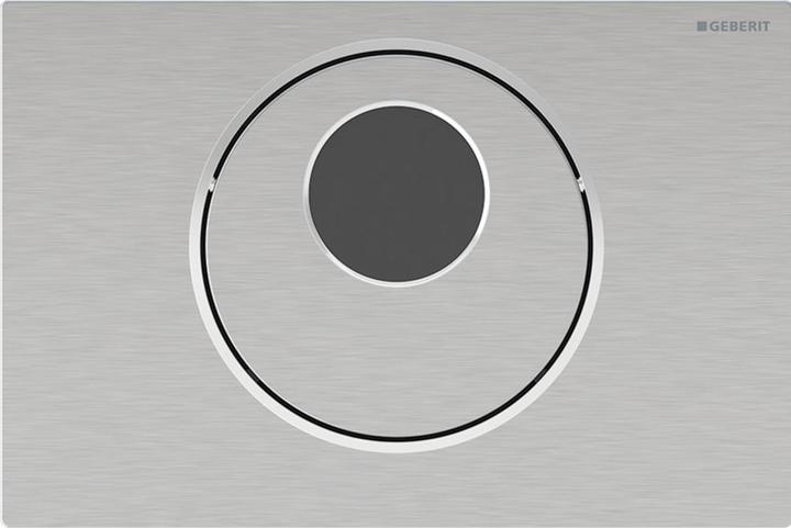 Image du produit Geberit Panneau d'enregistrement Sigma10 à 2 boutons avec alimentation par piles et enregistrement sans