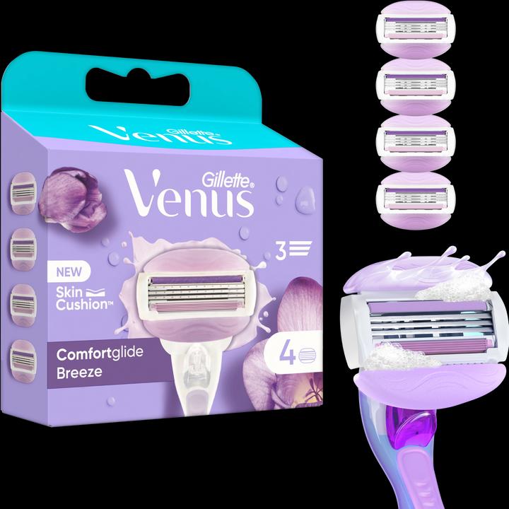 Actual product image Gillette Venus Breeze System Blades 4s (4 x)