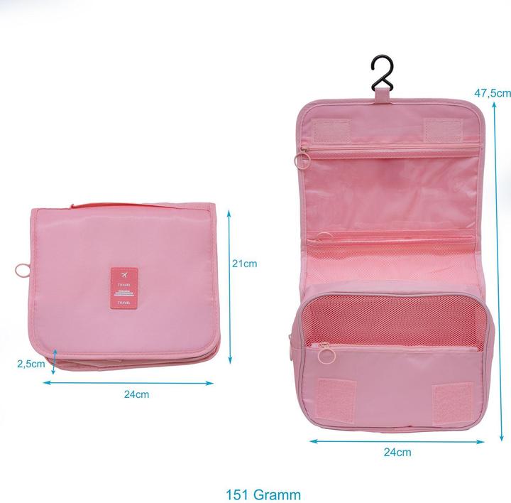 Produktbild Intirilife Wasserfeste Kosmetiktasche in ROSA
