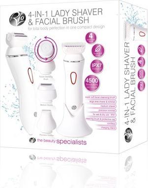 Actual product image Rio 4-in-1 Lady Shaver & Facial Brush