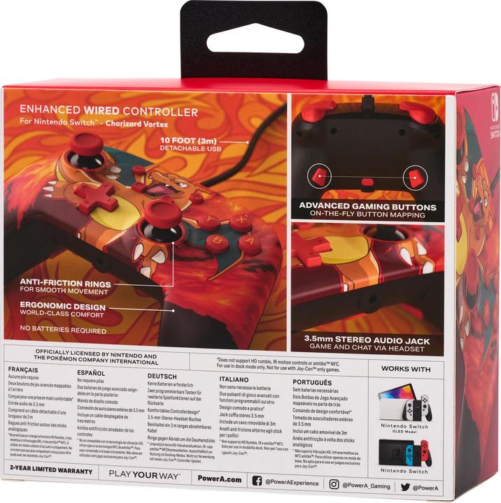 Immagine prodotto PowerA Switch Controller - Charizard Vortex (Switch)