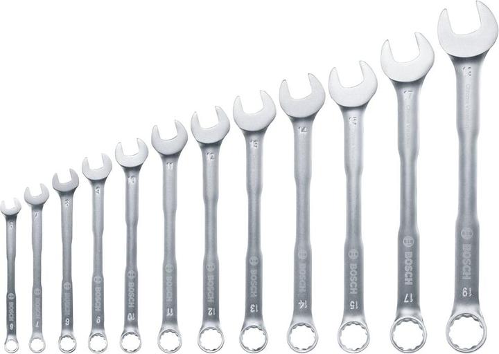 Bosch Professional BOSCH Ringmaulschlüssel-Set, 1600A02Z9D, 12-teilig