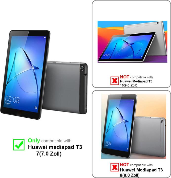 Produktbild Cadorabo Handykette für Huawei MediaPad T3 7 (7.0 Zoll) Necklace Hülle mit verstellbarem Kordelband