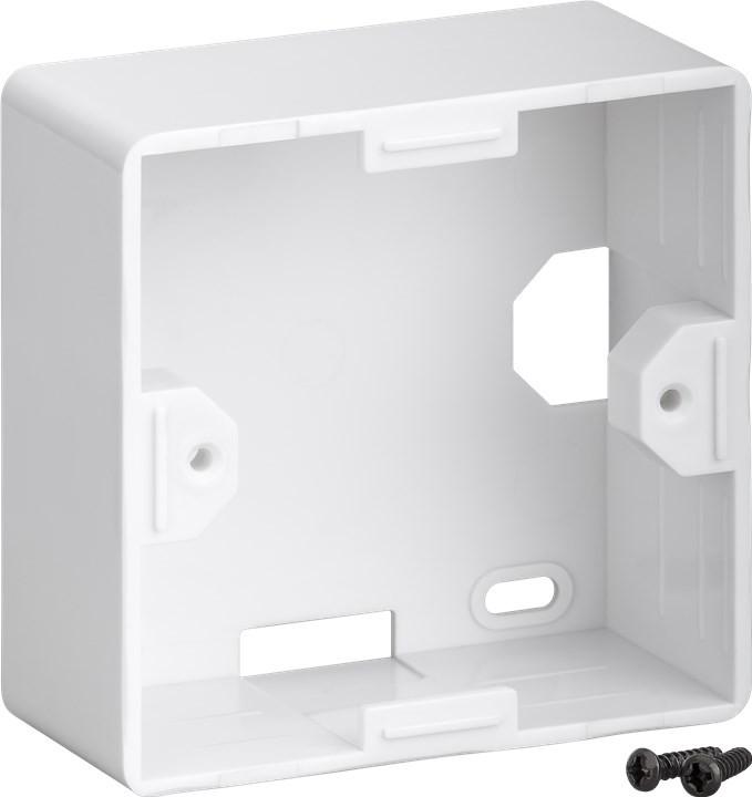 Immagine prodotto Goobay Presa universale CAT 6 incl. telaio di montaggio a superficie 2x presa di rete RJ45 schermata