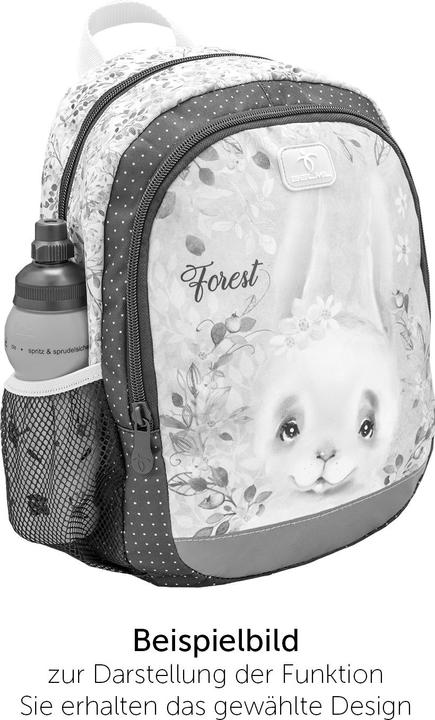 Actual product image Belmil Kindergarten backpack with chest strap and name tag