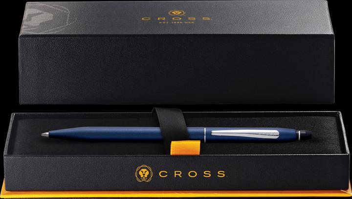 Produktbild Cross Kugelschreiber Click Navy Blau-Lack Geschenkbox (blau-Lack, 1 x)