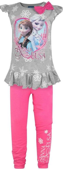 Actual product image Disney Frozen Girls Anna And Elsa Snowflake Top & Bottom Set (92)