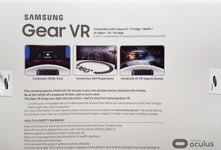 Immagine prodotto Samsung SM-R323 Gear VR