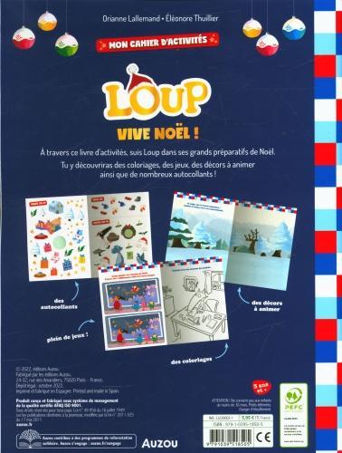 Immagine prodotto Mon cahier d'activités Loup / Vive Noël! (Francese, Thuillier Éléonore, 2024)