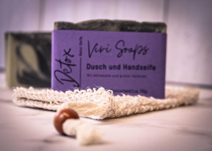 Produktbild Vivi Soaps Detox - Aktivkohle Seife (Hartseife)