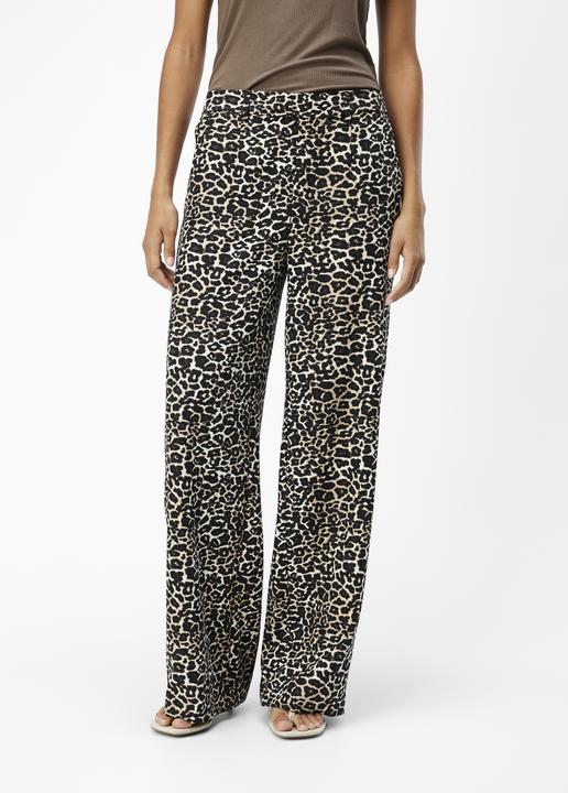 Actual product image Object Leoprint trousers with wide leg (36)