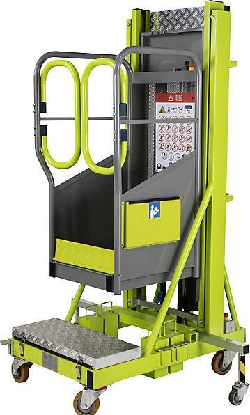 Image du produit Pramac Nacelle, montée électrique - translation manuelle, hauteur de travail 5 m.