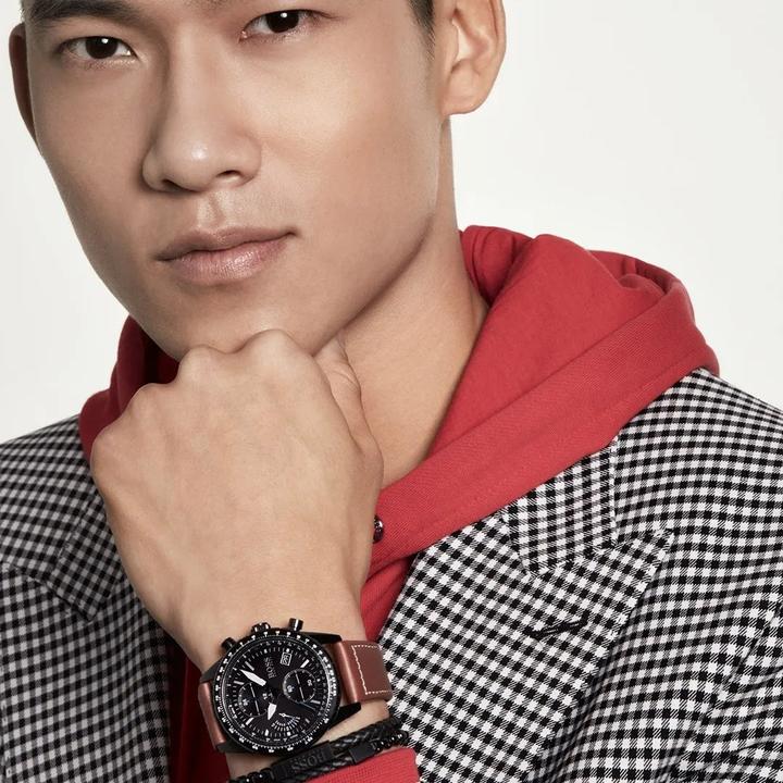 Actual product image BOSS Pilot Chrono (Chronograph, 44 mm)