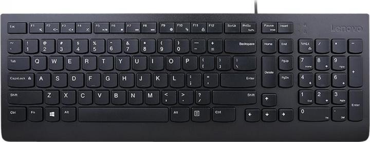 Actual product image Lenovo Essential with cord - US Euro Black (US, Cable)