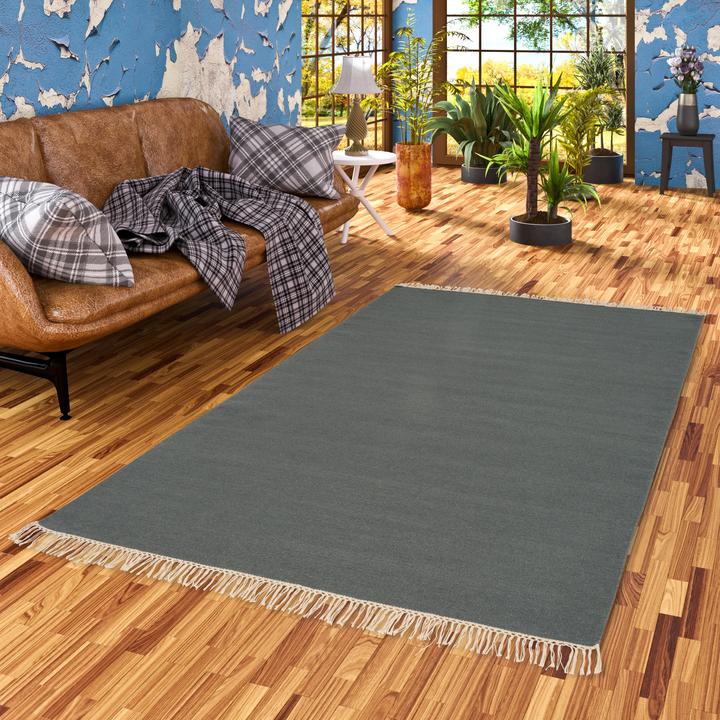 Produktbild Pergamon Wolle Natur Teppich Kelim Mila (140 x 200 cm)