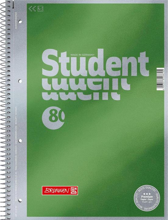 Actual product image Collegeblock Premium (A4, Plain, Soft cover)
