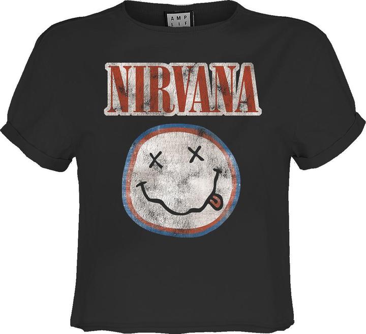Immagine prodotto Amplified Colour Maglietta Corta Nirvana Donna (XS)