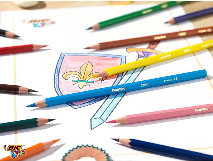 Actual product image Bic Kids Ecolution Evolution Kleurpotloden, 36st. (Multicoloured, 36 x)