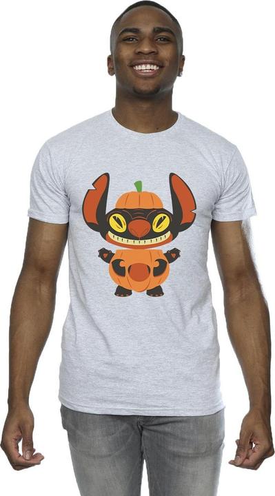 Actual product image Disney Mens Lilo & Stitch Pumpkin Costume T-Shirt (L)