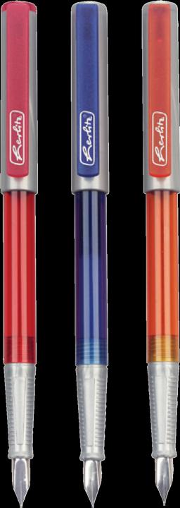 Immagine prodotto Herlitz Basic M stilografica blu medio-diritto (Colori assortiti, 1 x)