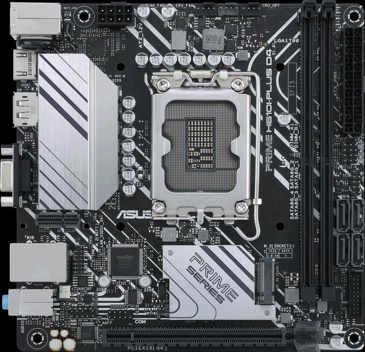 ASUS MB Prime H610I-Plus (LGA 1700, Intel H610, Mini-ITX)