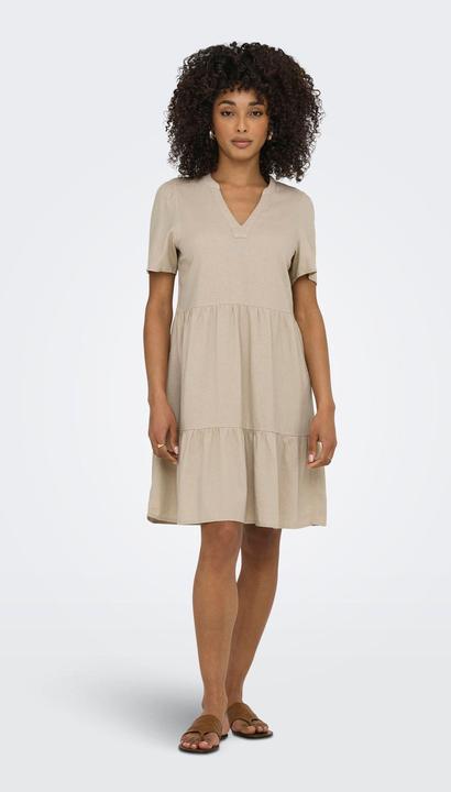 Actual product image Only Regular fit V-neck Short dress Bell-shaped dress (XL)