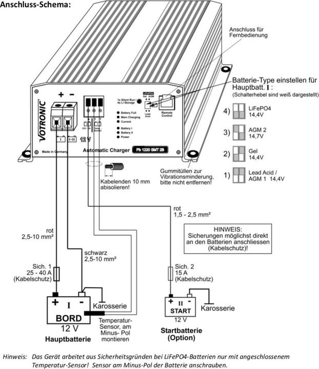Produktbild Votronic 3101 Pb 1220 SMT 2B 12V 20A Batterieladegerät"" (12V, 20 A)
