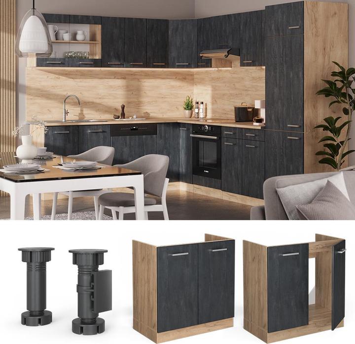 Produktbild Vicco Küchenschrank R-Line (80 x 46 x 81.5 cm)