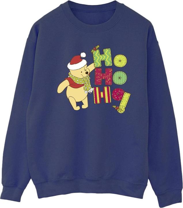 Disney Winnie The Pooh Ho Ho Ho Scarf Sweatshirt (5XL)