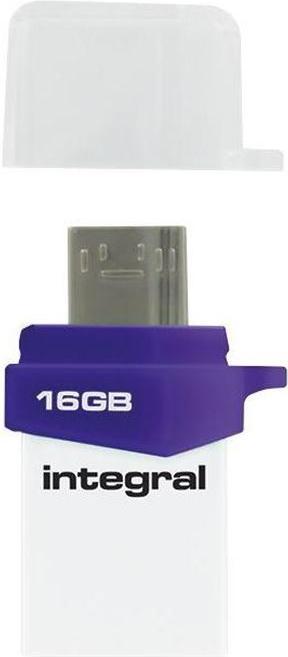 Produktbild Pendrive Micro Fusion, 16 GB (INFD16GBMIC3.0-OTG) (16 GB, USB-A, Micro USB-A)