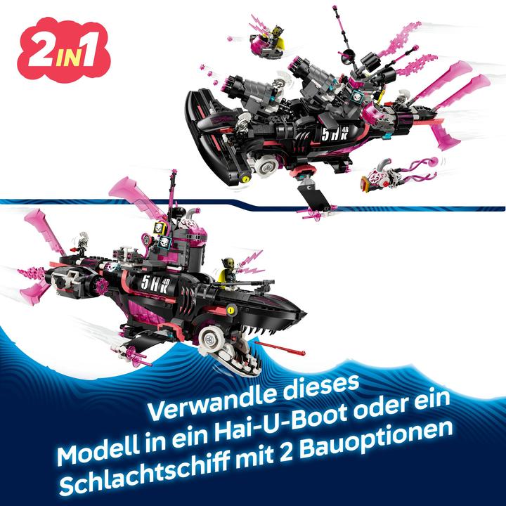 Actual product image LEGO Albtraumhai-U-Boot (71500, LEGO Dreamzzz)