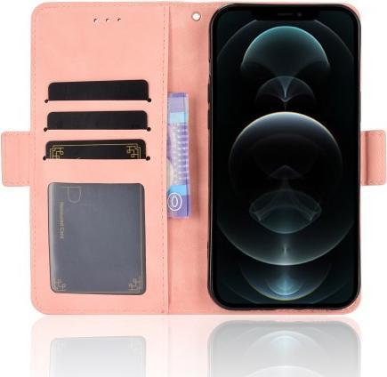 Image du produit Cover-Discount iPhone 13 Pro Max - étui avec de nombreuses poches pour cartes rose (Apple iPhone 13 Pro Max)