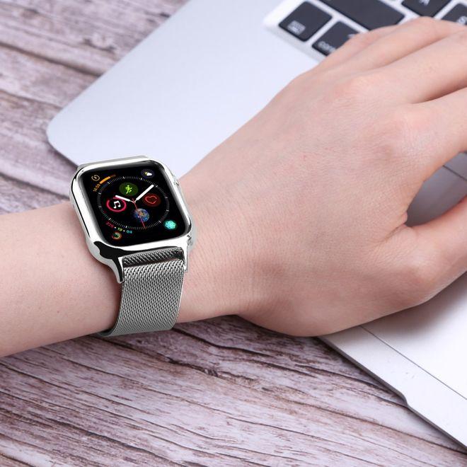 Actual product image MU Classic RJT Series Stainless Steel Bracelet with Magnetic Closure (40 mm, Stainless steel, Apple Watch Series 5, Apple Watch Series 6, Apple Watch SE, Apple Watch Series 4)