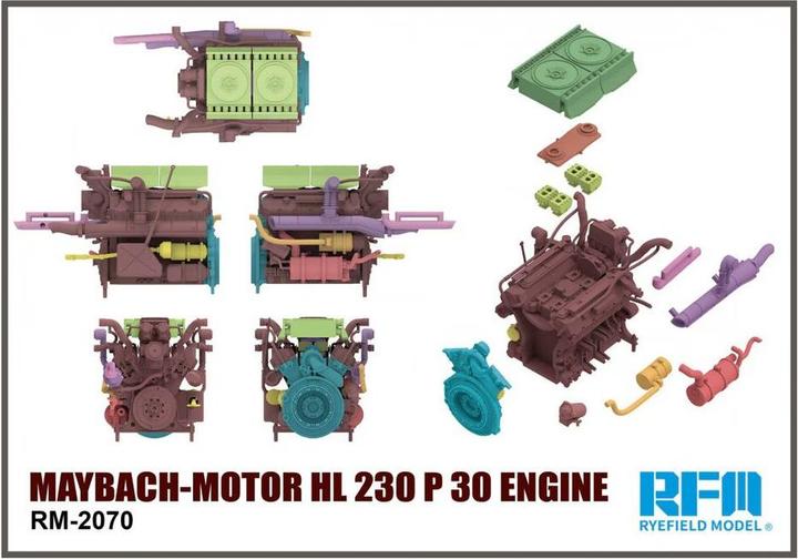 Actual product image Rye Field Model Maybach engine HL 230 P 30 Engine