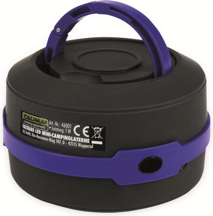 Image du produit Calima CAMPING EQUIPMENT Mini lanterne de camping à LED, pliable