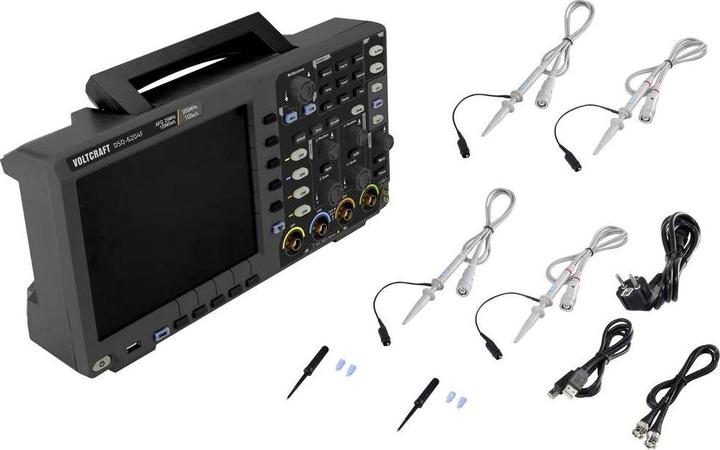 Actual product image Voltcraft Digital Oscilloscope DIGITAL OSCILLOSCOPE DSO 6204F (CAT II)