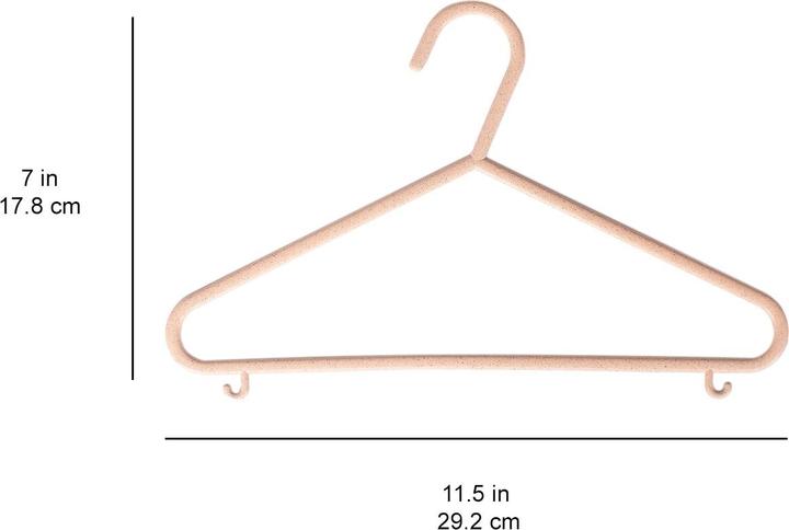 Image du produit 3 Sprouts Paille de blé Cintre rose (15 x)