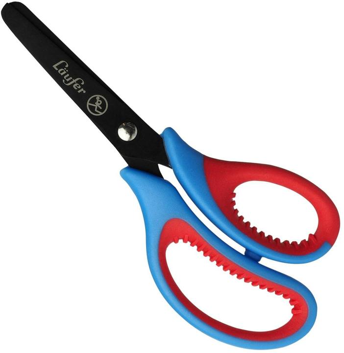 Immagine prodotto Läufer Forbici artigianali ergonomiche L "ufer, lunghezza: 130 mm, blu/rosso (13.13 cm)
