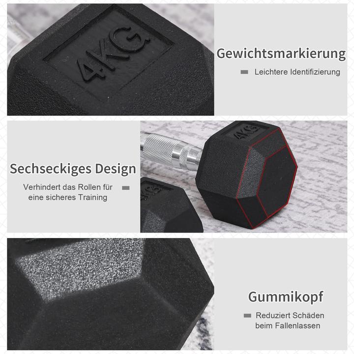 Produktbild Jamb Kurzhanteln 2x 4kg (2 x 4 kg)