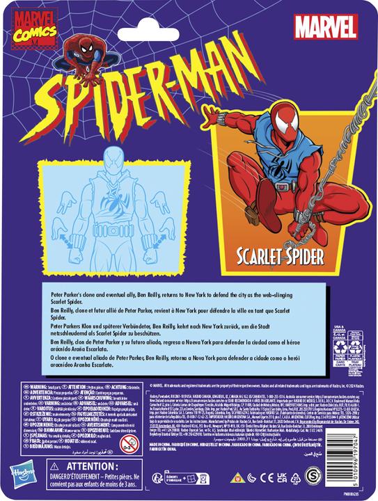 Image du produit Hasbro Spider-Man Comics Marvel Legends figurine Scarlet Spider 15 cm