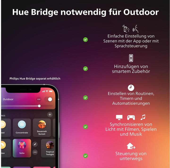 Produktbild Philips Hue Appear (1200 lm, IP44)