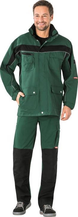 Actual product image Planam unisex winter jacket PLALINE green, black size L