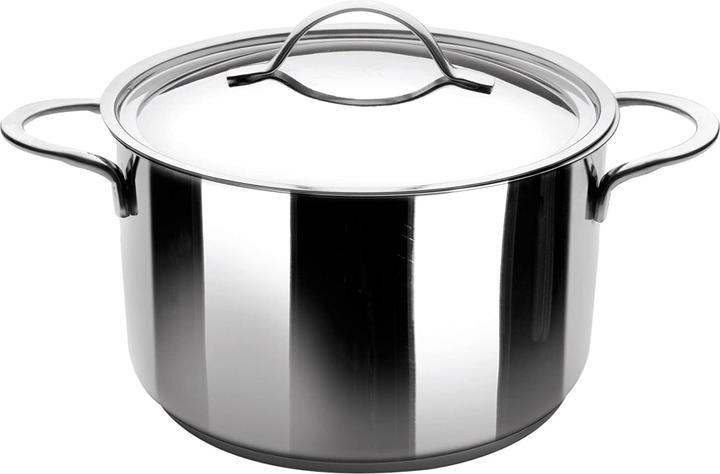Actual product image Ibili Cooking pot with lid Noah 16 cm, 2.5 litres Perfect for small portions and for reheating (Pot, Stainless steel)