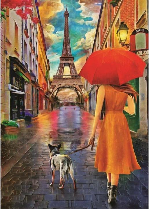 Produktbild Lamberth ART PUZZLE Puzzle Freundschaft im Regen 500 Teile (500 Teile)