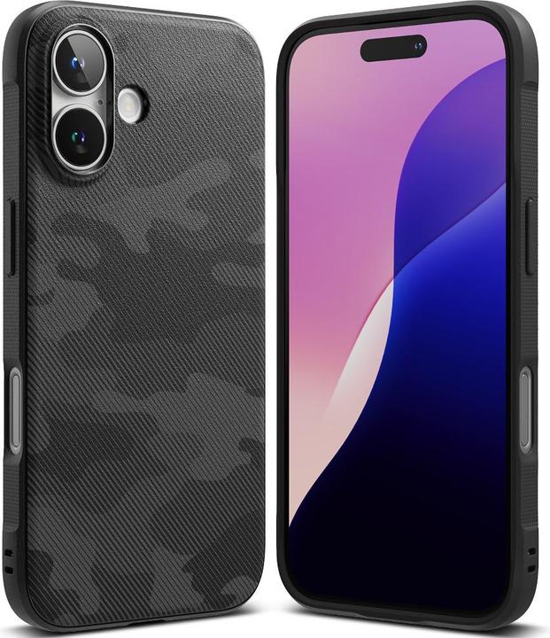 Actual product image Ringke - Onyx Design - iPhone 16 - Camo Black (Apple iPhone 16)