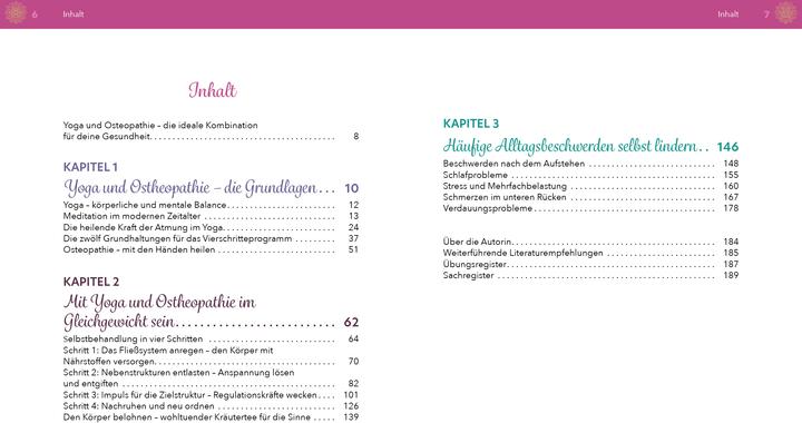 Produktbild Selbstheilung mit Yoga und Osteopathie (Deutsch, Friederike Reumann, 2021)