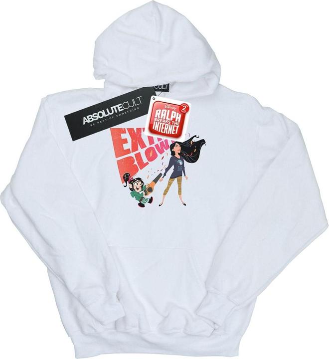 Actual product image Disney Mens Wreck It Ralph Pocahontas And Vanellope Hoodie (M)