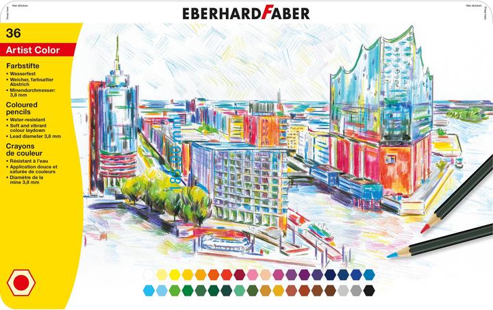 Produktbild EberhardFaber Farbstifte Artist Color, 36 Stück, Wasserfest (Mehrfarbig, 36 x)