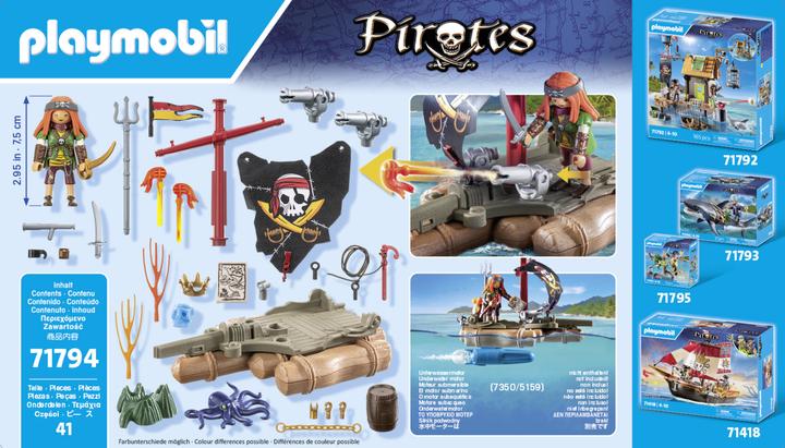 Actual product image Playmobil Recovering treasure on a pirate raft (71794, Playmobil Pirates)